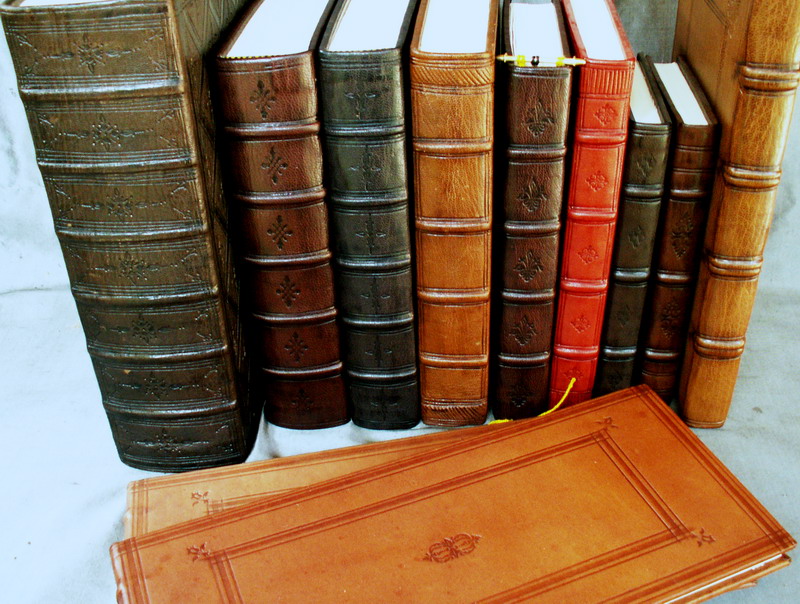 16th Century style leather bound book